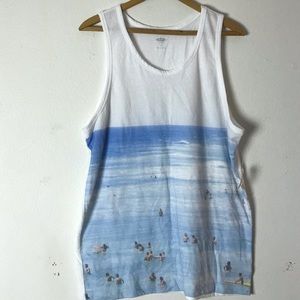 Old navy surfer beach tank top